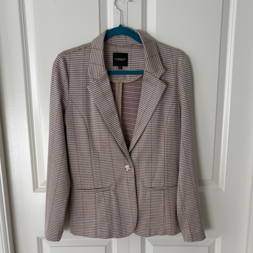 Liverpool Women's Checkered Blazer